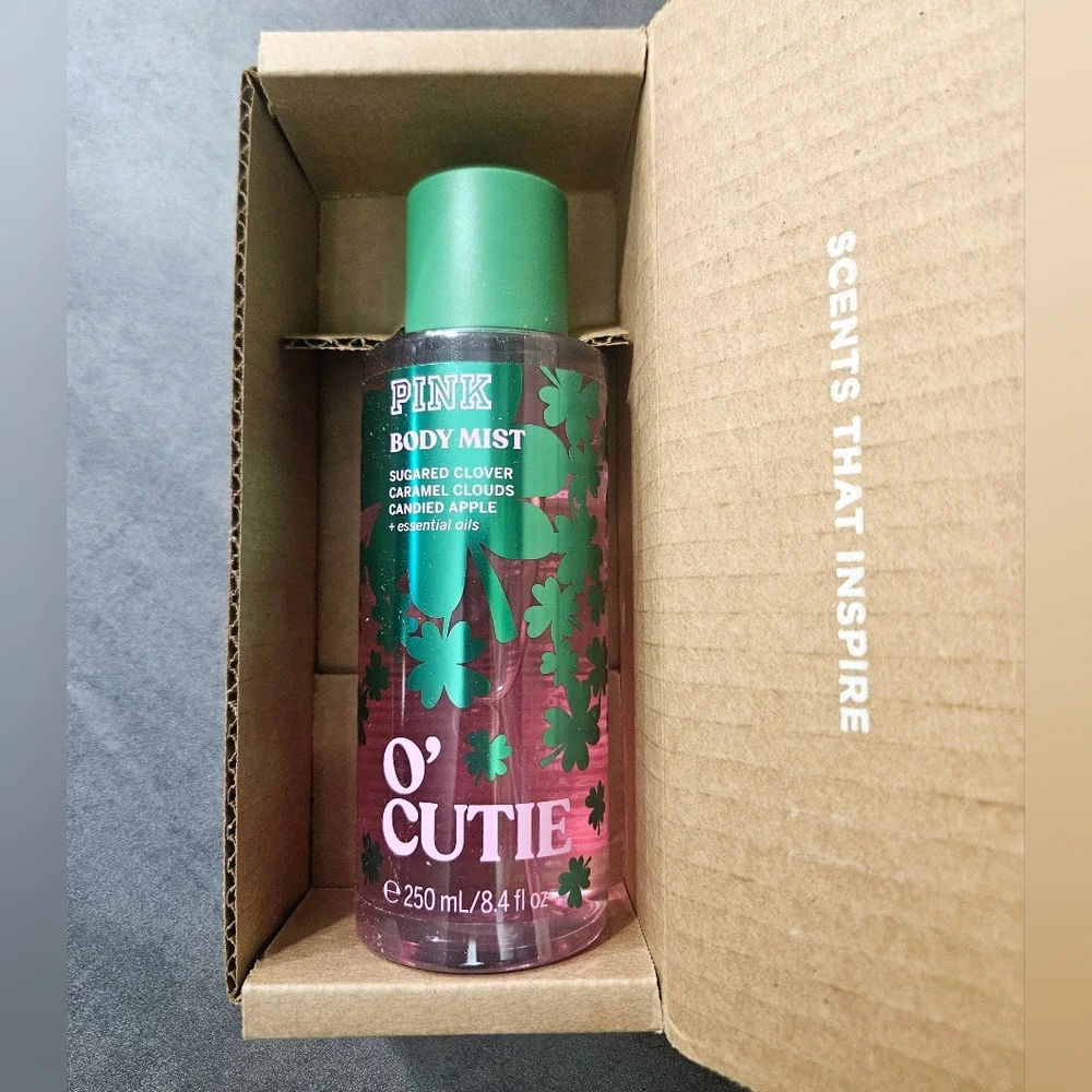 PINK O'Cutie ST. PATTY'S DAY limited edition Body Mist FFM NEW 8.4 oz